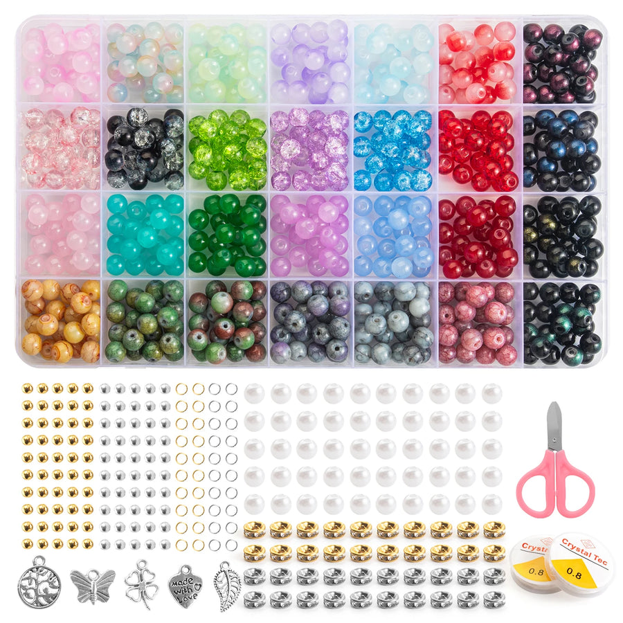 Glass Beads Bracelet Making Kits