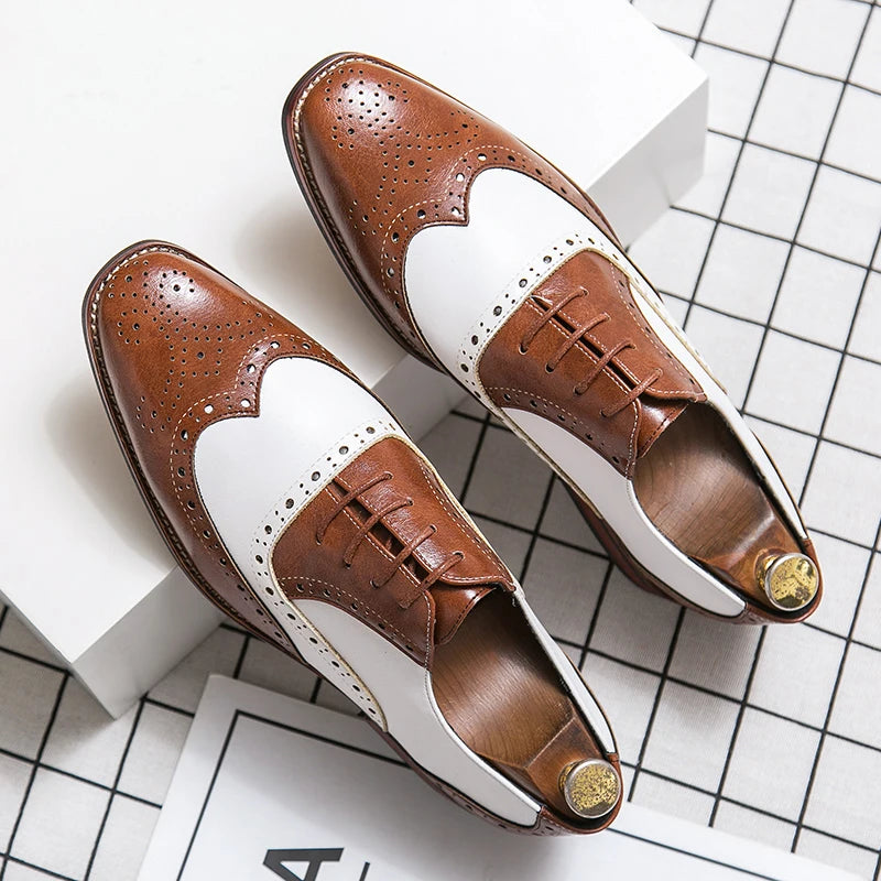 Handmade Brogue Office Shoes
